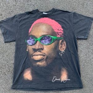 Vintage Dennis Rodman AOP Shirt XL 90s